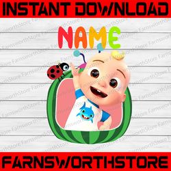 cocomelon jj personalized name birthday png jpg, cocomelon brithday png jpg, cocomelon,cocomelon family birthday png