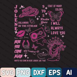 in dolly we trussvg, country music svg, country music svg, 90s country music svg, svgs for women trendy western