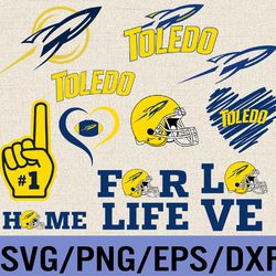 toledo rockets svg, n c aa team, logo bundle, instant download