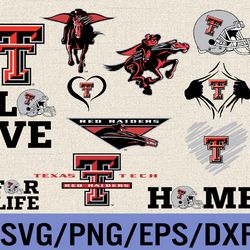 texas tech svg, n c aa team, n c aa logo bundle, college football, college basketball, instant download