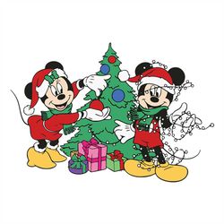 Christmas Mickey Minnie Svg, Disney Svg, Christmas Svg, Mickey Svg, Mickey Mouse Svg, Minnie Svg, Christmas Day Svg, Chr