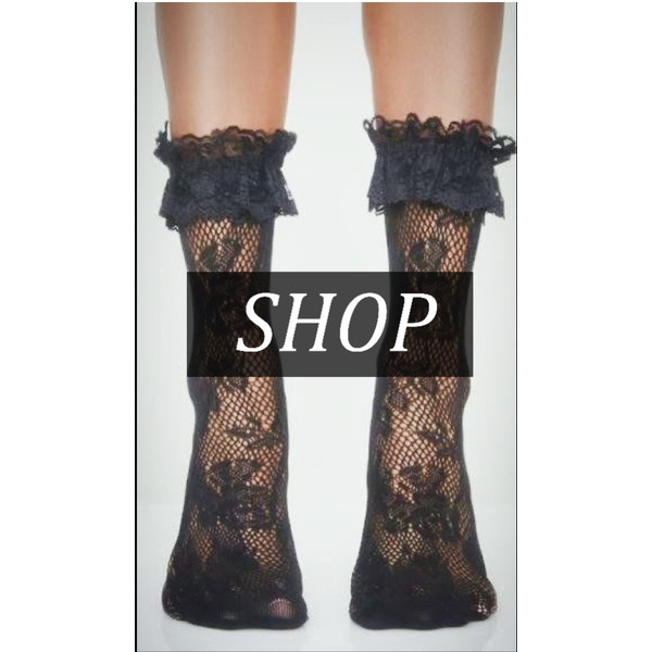 frilly black socks fishnet patterned stockings lace girls.jpg