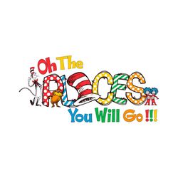 oh the places you'll go svg png teacher gift svg design