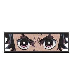 tanjiro eyes embroidery box file anime demon slayer machine embroidery designs