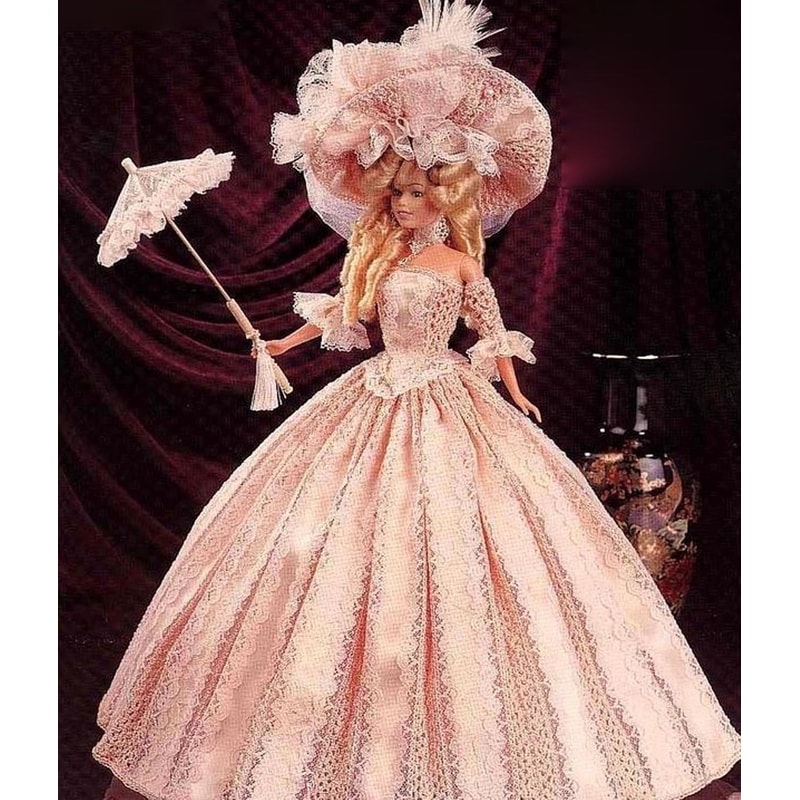 Fashion doll Barbie gown crochet.jpg