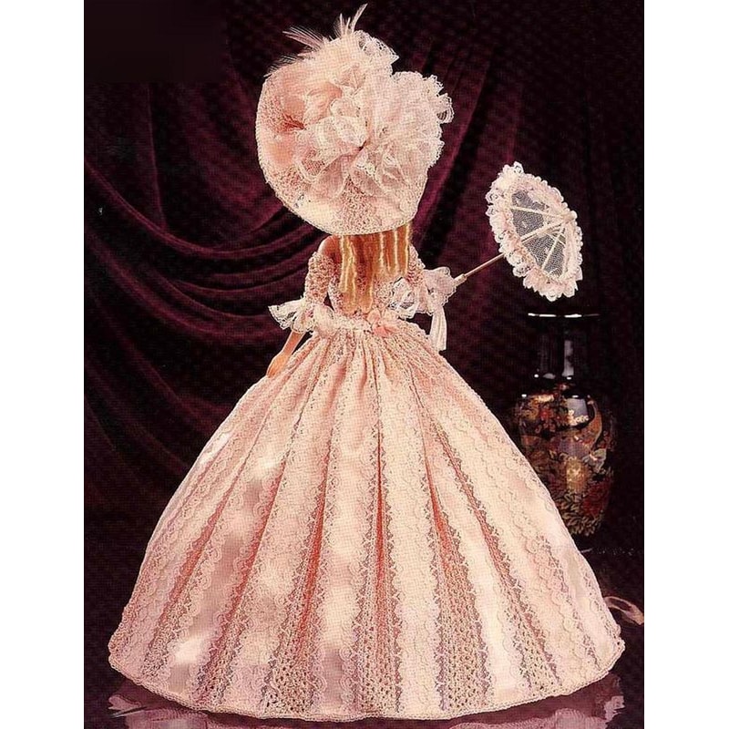 Fashion doll Barbie gown crochet1.jpg