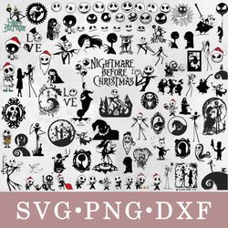 jack skellington svg, jack skellington bundle svg, png, dxf, svg files for cricut, movie svg, clipart
