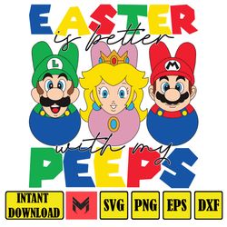 easter is better with my peeps png download for sublimation