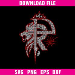 tiger logo rhinestone svg, tiger logo png, logo brand png, tiger x diamond png, diamond svg, instant download