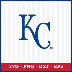 kansas city royals svg, kansas city royals logo svg, baseball team svg, mlb svg, sport svg, png dxf file