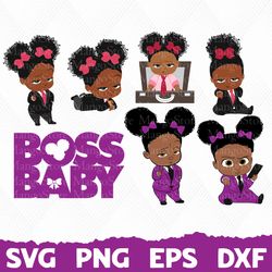 Baby Boss Bundle, Girl Boss Baby Svg, Boss baby girl, Boss baby font, Boss Baby Girl Afro, Boss Baby svg, Boss baby logo