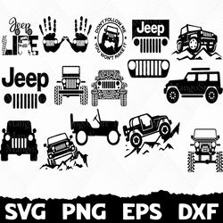Jeep bundle svg, svg Jeep, Offroad Svg, Jeep Bundle, Jeep Svg, Jeep Png, Jeep Cricut Svg, Jeep Life Svg, Jeep Clipart, B