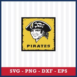 pittsburgh pirates logo svg, pittsburgh pirates svg, mlb svg, sport svg, png dxf eps file