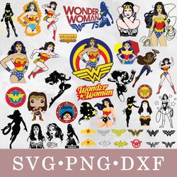 Wonder Woman svg, Wonder Woman bundle svg, png, dxf, svg files for cricut, movie svg, clipart