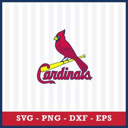 st. louis cardinals logo svg, st. louis cardinals svg, mlb svg, sport svg, png dxf eps file