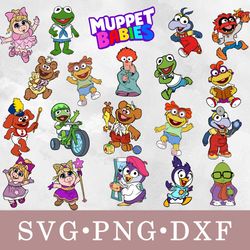 Muppets babies svg, Muppets babies bundle svg, png, dxf, svg files for cricut, movie svg, clipart