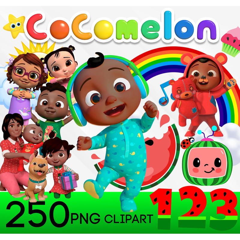 african american cocomelon png watermelon bundle ladybug.jpg