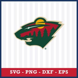 minnesota wild svg, minnesota wild logo svg, nhl svg, sport svg, png dxf eps file