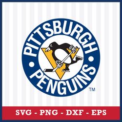 pittsburgh penguins logo svg, pittsburgh penguins svg, nhl svg, sport svg, png dxf eps file