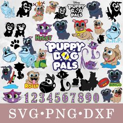 Puppy Dog Pals svg, Puppy Dog Pals bundle svg, png, dxf, svg files for cricut, movie svg, clipart