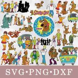 Scooby Doo svg, Scooby Doo bundle svg, png, dxf, svg files for cricut, movie svg, clipart