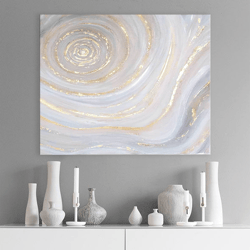 Abstract Painting Original Art Comtemporary Painting Modern Wall Art Gold Leaf Art Minimalist Painting Gold Wall Decor