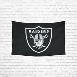 raiders wall tapestry, cotton linen wall hanging