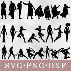 superhero marvel svg, superhero marvel bundle svg, png, dxf, svg files for cricut, movie svg, clipart
