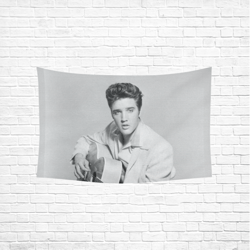 Elvis Wall Tapestry, Cotton Linen Wall Hanging