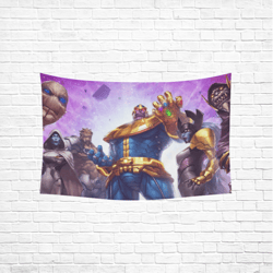Thanos Wall Tapestry, Cotton Linen Wall Hanging