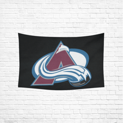 Colorado Avalanche Wall Tapestry, Cotton Linen Wall Hanging