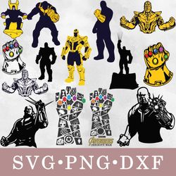 Thanos svg, Thanos bundle svg, png, dxf, svg files for cricut, movie svg, clipart