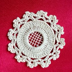 dollhouse rug, miniature floor carpet, mini table mat, miniature doily, miniature table placemat, dolls house accessory