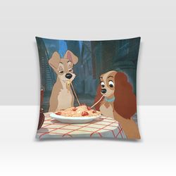 Lady And Tramp Pillow Case (2 Sided Print)