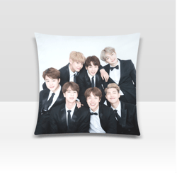 Bts Pillow Case (2 Sided Print)