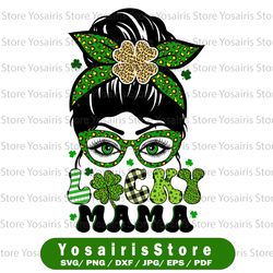 one lucky mama svg, st patricks day mom svg, mother, shamrock svg, cricut, svg files, cut file, dxf, png, svg