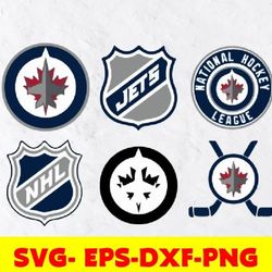 winnipeg jets hockey teams svg, winnipeg jets svg, n  h  l svg, n  h  l svg, png, dxf, bundle