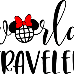 world traveler minnie svg,  love mickey svg, disney svg, disney mickey mouse svg digital download