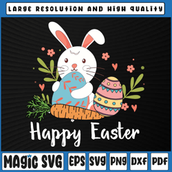 happy easter svg, carrot bunny egg svg, cute easter svg png, bunny rabbit, digital download