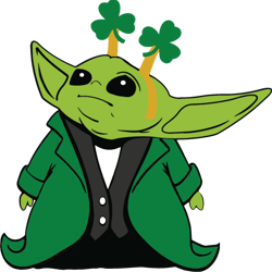 baby yoda happy patrick's svg, st patrick's day svg, shamrock svg, st patricks svg, lucky svg file cut digital download