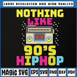 90s hip hop rap music svg, nostalgia old school svg, 90s music, hip hop music, digital download