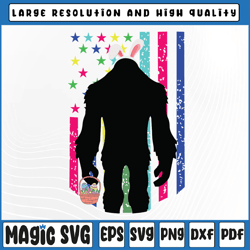 bigfoot ester egg svg, funny easter day love sasquatch bunny ears svg, easter egg hunter, digital download