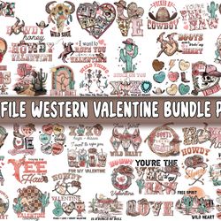 western valentine bundle png  , cricut , digital downdload