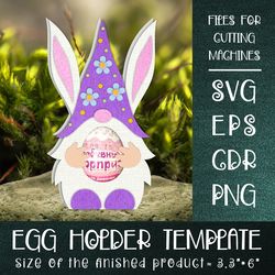 easter gnome | chocolate egg holder