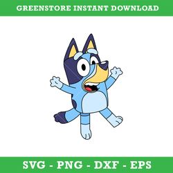 Bluey Dog Svg, Blue, Bluey, Bluey Svg, Blue Dog, Bluey Family, Instant Download, GR49