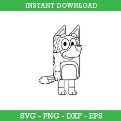 bluey bandit dad svg, bluey, blue, bluey svg, blue dog, bluey family, instant download, gr60