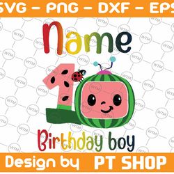 cocomelon personalized name birthday boy png svg, cocomelon brithday svg png, cocomelon,cocomelon family birthday png, w