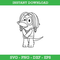 bluey indy svg, bluey, blue, bluey svg, blue dog, bluey family, instant download, gr81