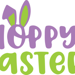 hoppy easter svg, bunny svg, easter rabbit svg, rabbit svg, easter bunny svg file cut digital download