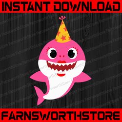 mommy shark birthday svg, cricut cut files, shark family doo doo doo vector eps, silhouette dxf, design for tsvg